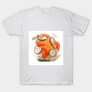 Salad, lunch, diet, vegetarian food, nutrition, food delivery T-Shirt